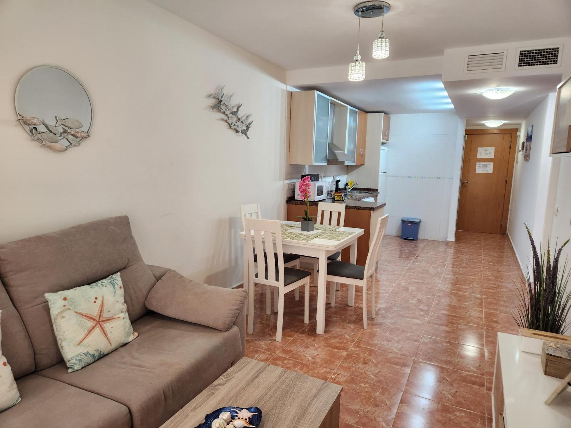 Bajo En Primera Linea De Vera-Playa Con Piscina Privada! Экстерьер фото