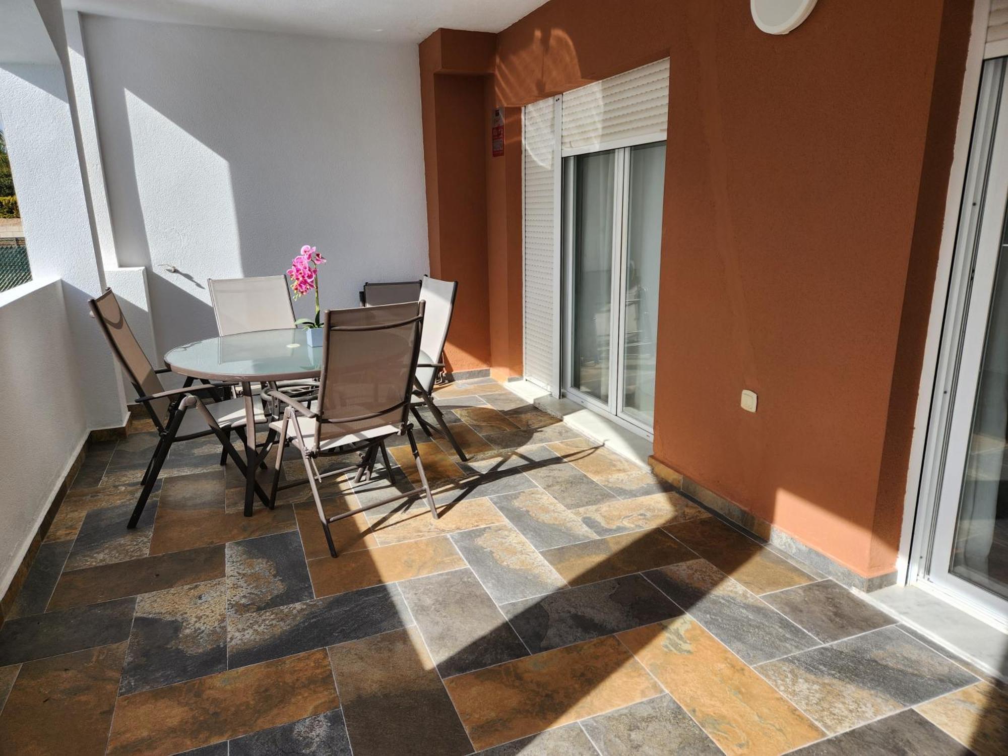 Bajo En Primera Linea De Vera-Playa Con Piscina Privada! Экстерьер фото
